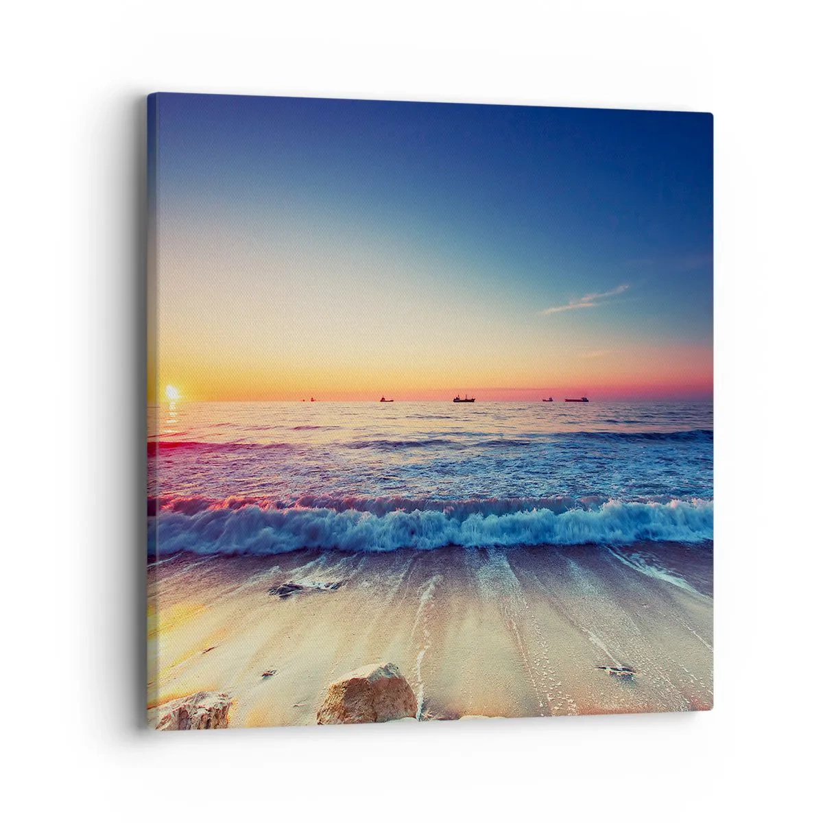 Schilderen op canvas - Hoe zit het met de horizon? - 40x40 cm