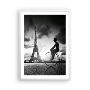 Poster in een witte lijst - Verlangen naar Belle Epoque - 50x70 cm