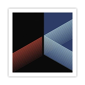 Poster - Een eenvoudig verhaal - 60x60 cm