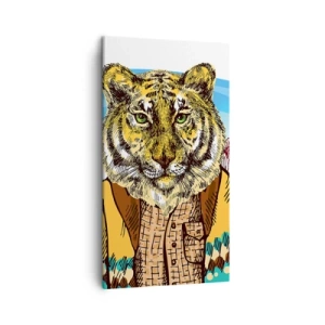 Schilderen op canvas - Niet zo wild als ze hem tekenen - 45x80 cm