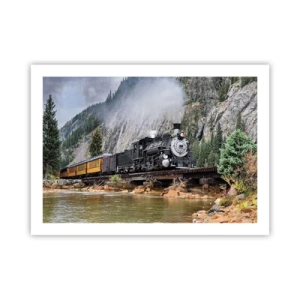 Poster - Waar wil je naar toe? Waar naar toe? - 70x50 cm