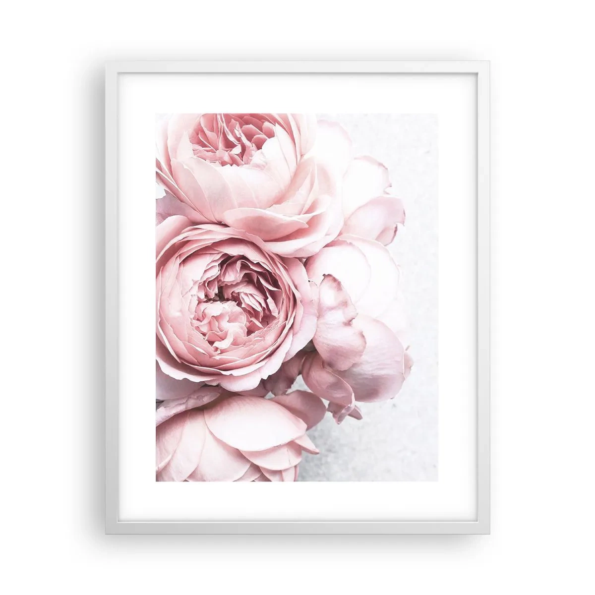 Poster in een witte lijst - Voor romantici - 40x50 cm