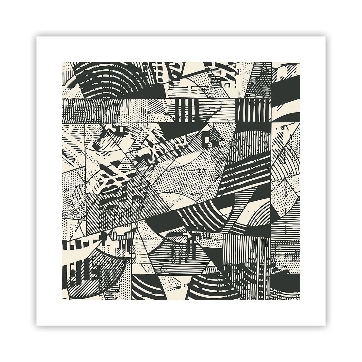 Poster - De dynamiek van nu - 40x40 cm