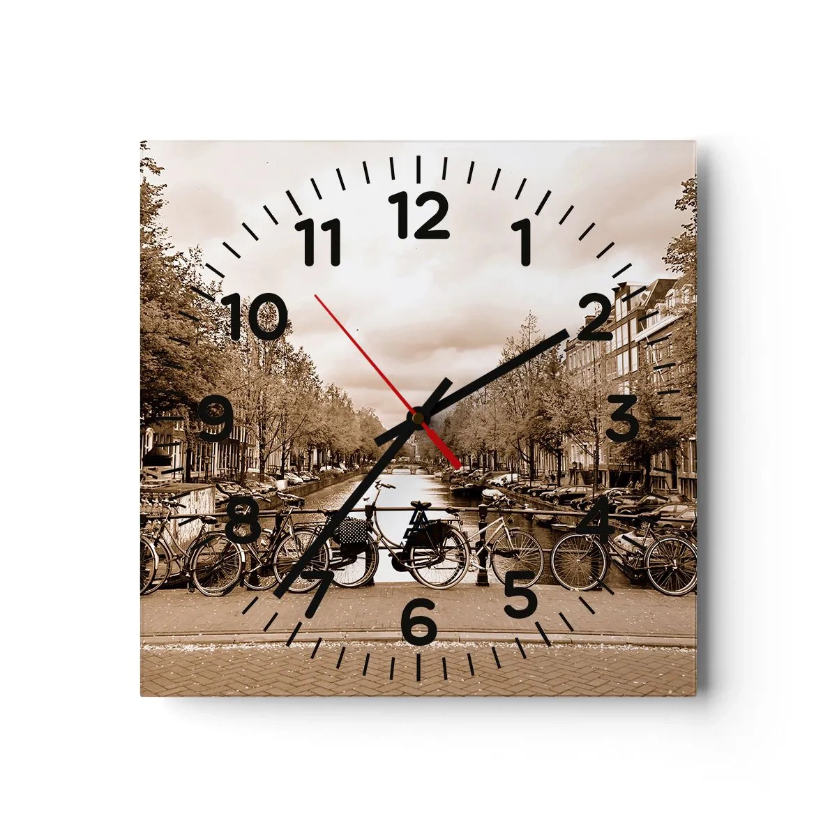 Wandklok - Klok - Hollandse sfeer - 30x30 cm