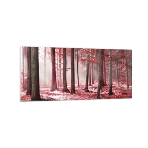 Schilderen op glas - Rood is net zo mooi - 120x50 cm