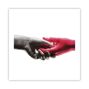 Poster - Samen, hoewel anders - 50x50 cm