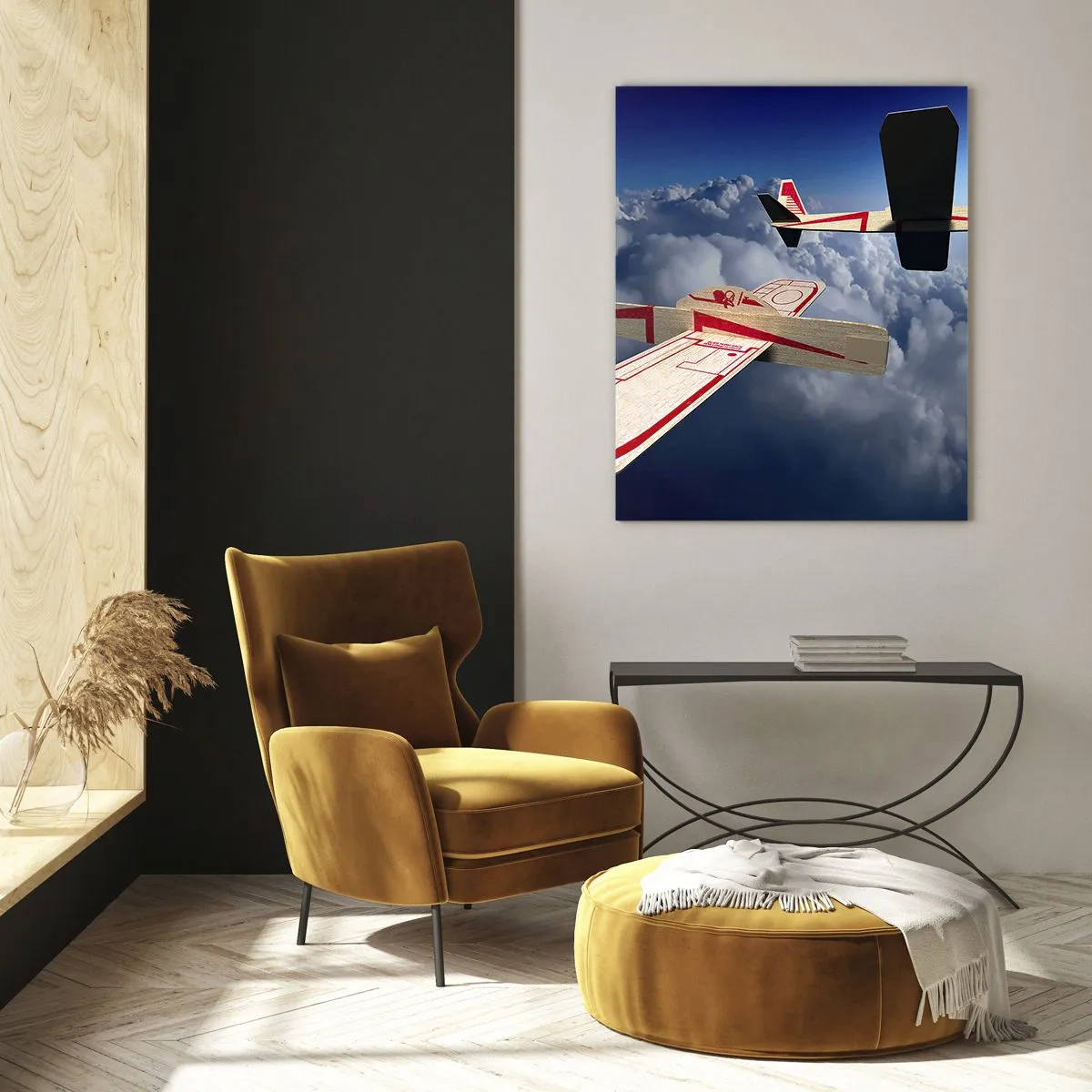 Schilderen op glas - Nog hoger, nog verder - 50x70 cm