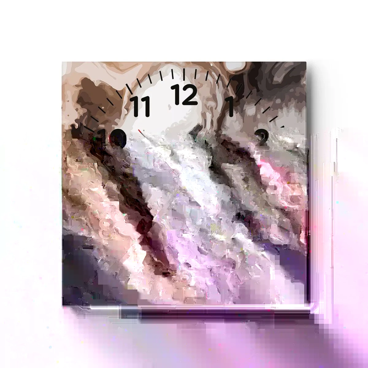 Wandklok - Klok - De geboorte van een sterrenstelsel - 30x30 cm