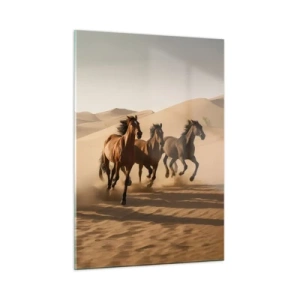 Schilderen op glas - Vrij als de wind - 50x70 cm