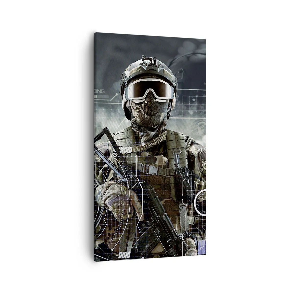 Schilderen op canvas - Macht tot een macht verheven - 55x100 cm