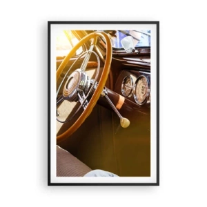 Poster in een zwarte lijst - Een adem van luxe uit het verleden - 61x91 cm