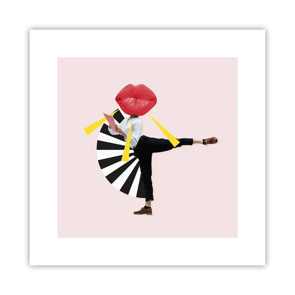 Poster - Surrealistische pop-art - 30x30 cm