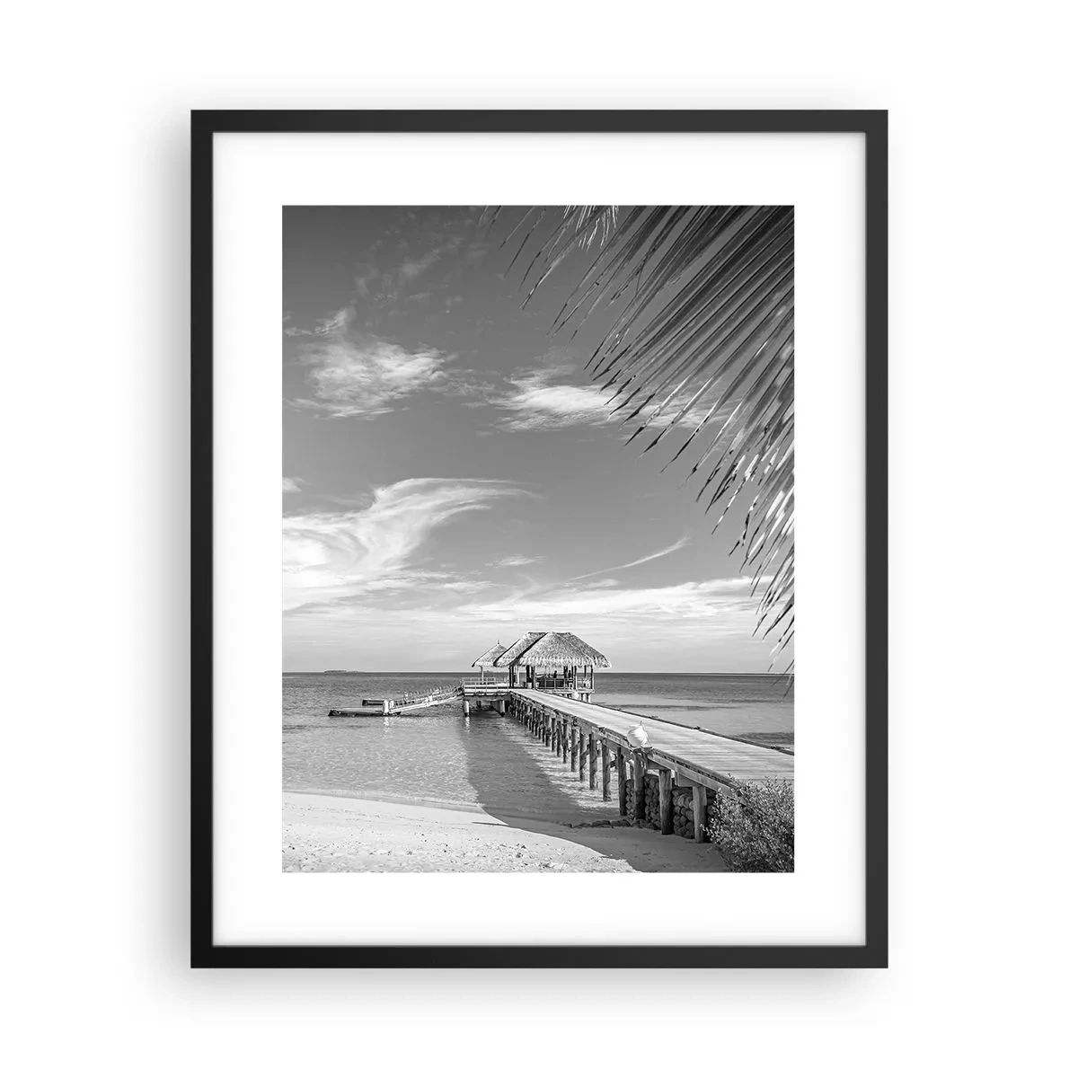 Poster in een zwarte lijst - Herinnering of droom? - 40x50 cm