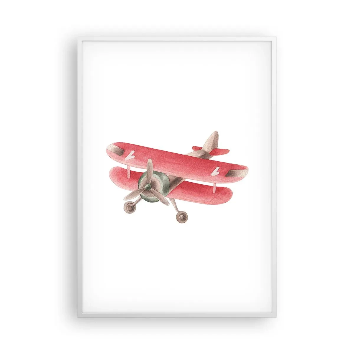 Poster in een witte lijst - Klaar voor hoge vluchten - 70x100 cm