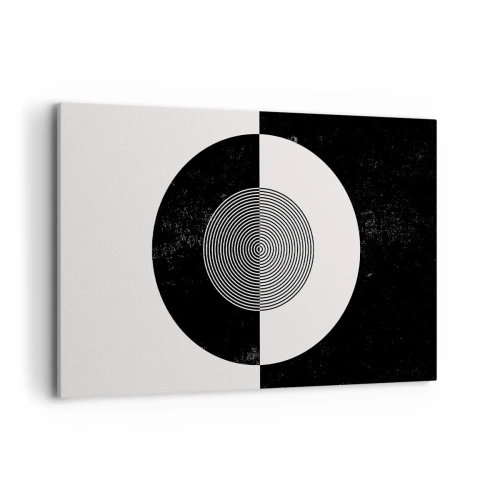 Schilderen op canvas - Harmonie in zwart-wit - 120x80 cm