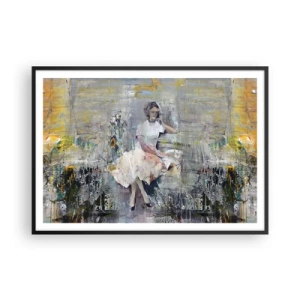 Poster in een zwarte lijst - Klassiek en modern - 100x70 cm