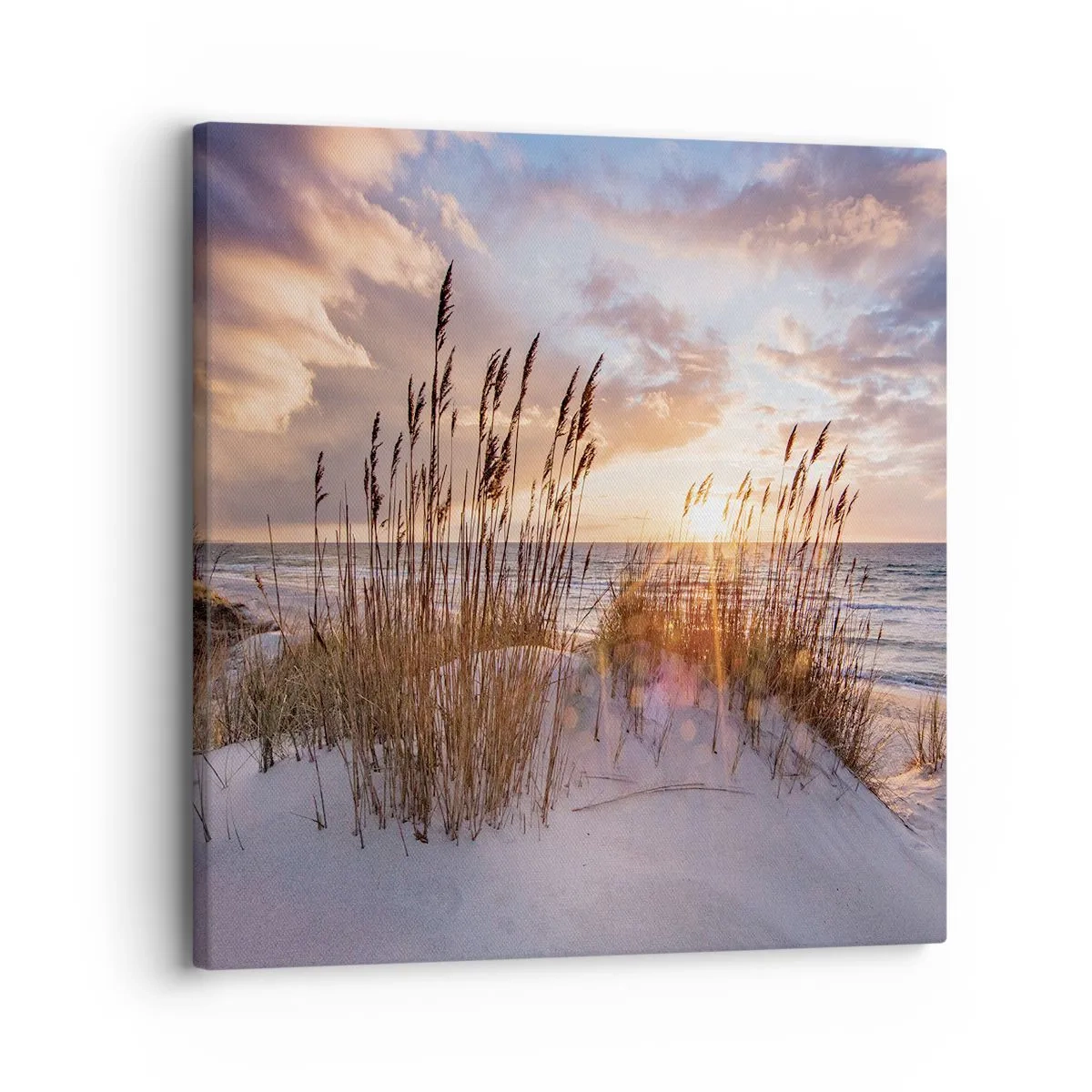 Schilderen op canvas - Afscheid van de zon en de wind - 30x30 cm