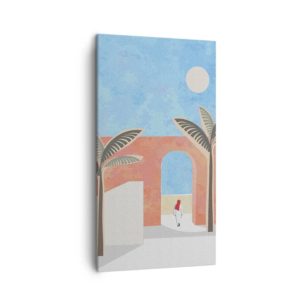 Schilderen op canvas - Arabische dag - 45x80 cm