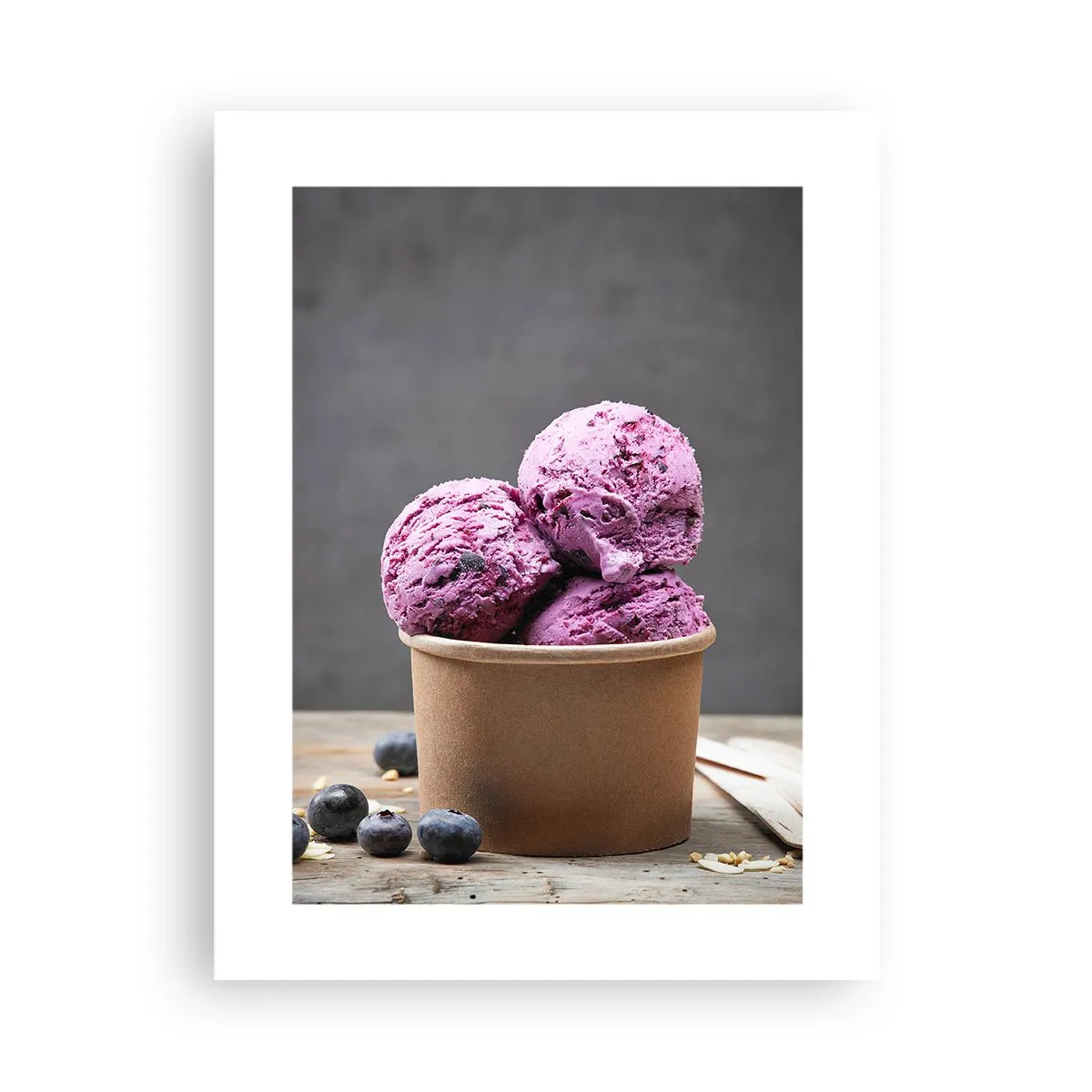 Poster - Zoetheid en kou - 30x40 cm