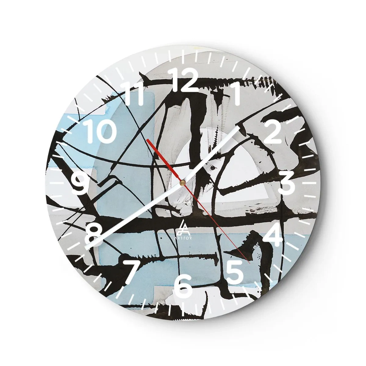 Wandklok - Klok - Toch blauw - 40x40 cm