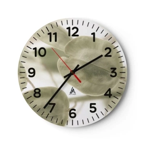 Wandklok - Klok - In het begin waren er bladeren... - 40x40 cm