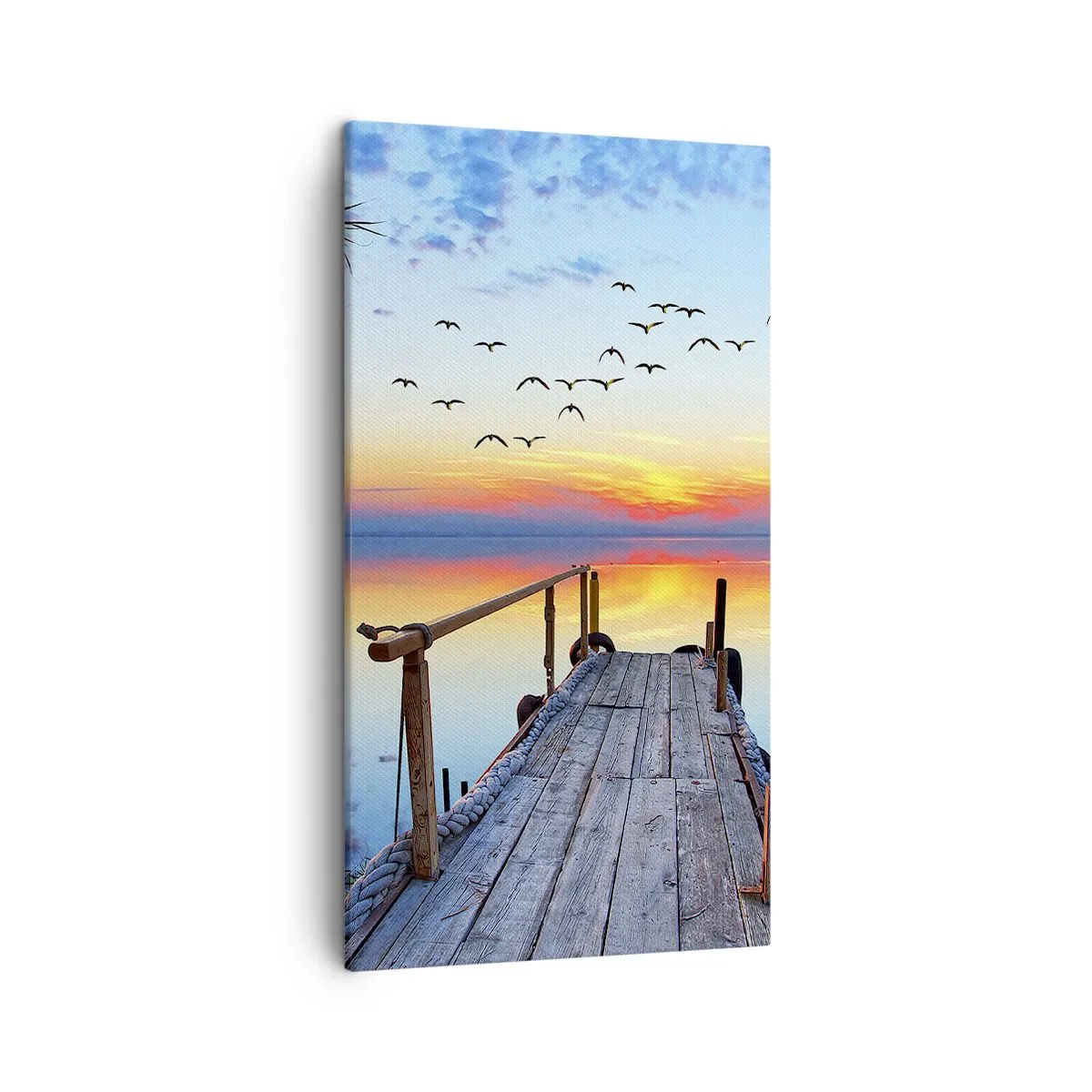 Schilderen op canvas - Het is tijd om terug te gaan... - 45x80 cm