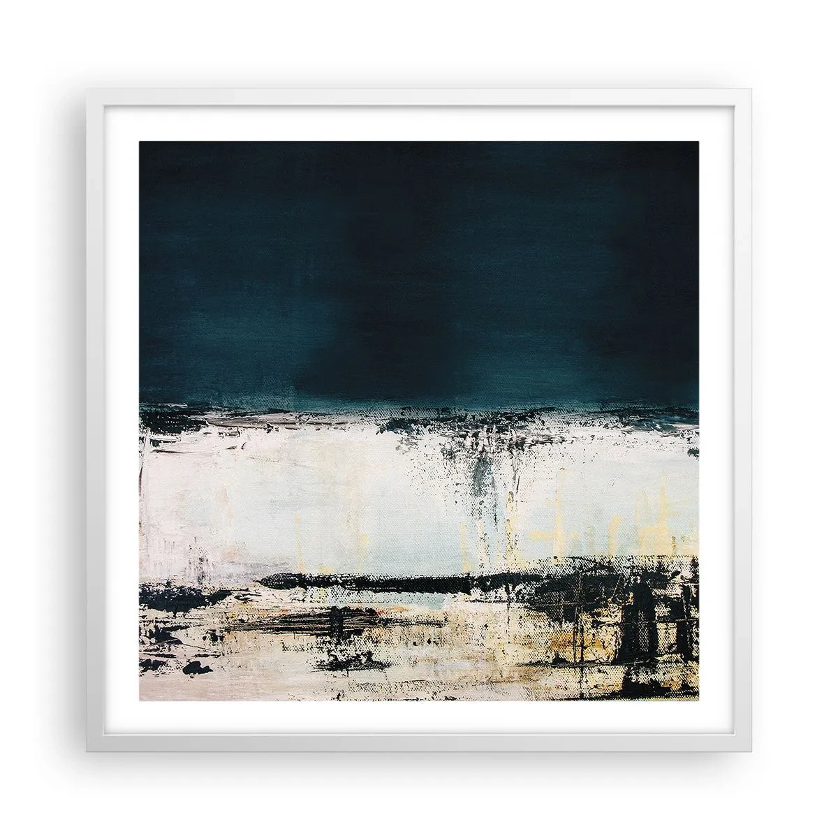 Poster in een witte lijst - Horizontale compositie - 60x60 cm