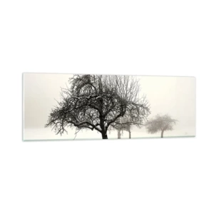 Schilderen op glas - Winterslaap - 90x30 cm