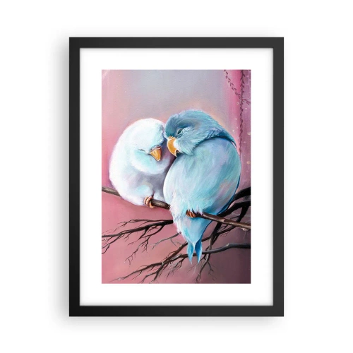 Poster in een zwarte lijst - Wat kan ik hier toevoegen? ... - 30x40 cm