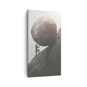 Schilderen op canvas - Ik geloof tegen alle hoop in - 55x100 cm