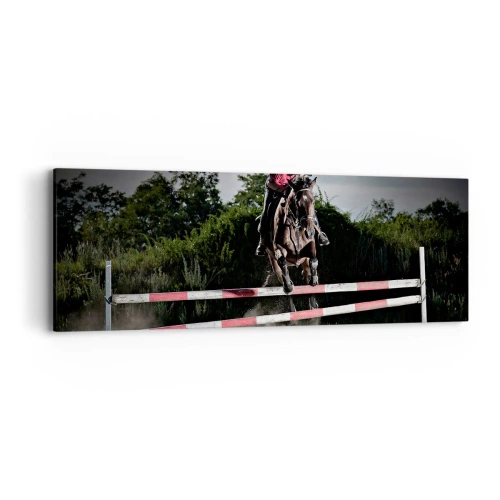 Schilderen op canvas - Samen naar de overwinning - 90x30 cm
