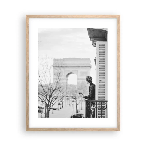 Een poster in een licht eiken lijst - Een kamer met uitzicht - 40x50 cm