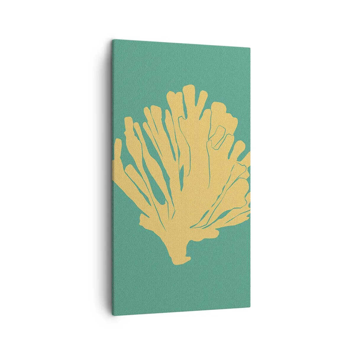 Schilderen op canvas - Onderwater bosstruik - 45x80 cm