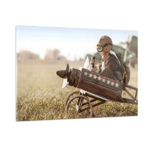 Schilderen op glas - Begin naar een droom - 120x80 cm