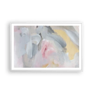 Poster in een witte lijst - In een pastelkleurige wereld - 91x61 cm