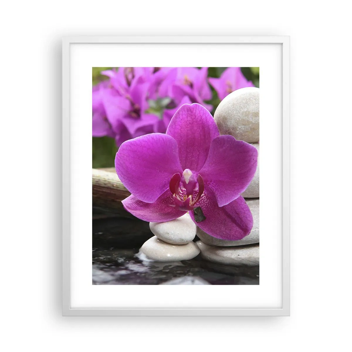 Poster in een witte lijst - Je bent al aan het rusten - 40x50 cm