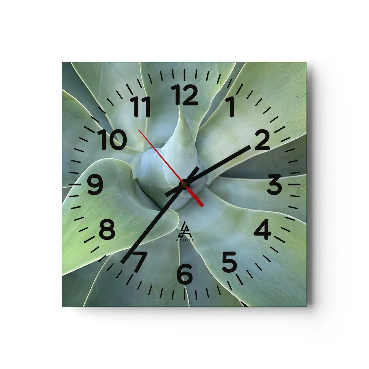 Wandklok - Klok - De geboorte van groen - 30x30 cm