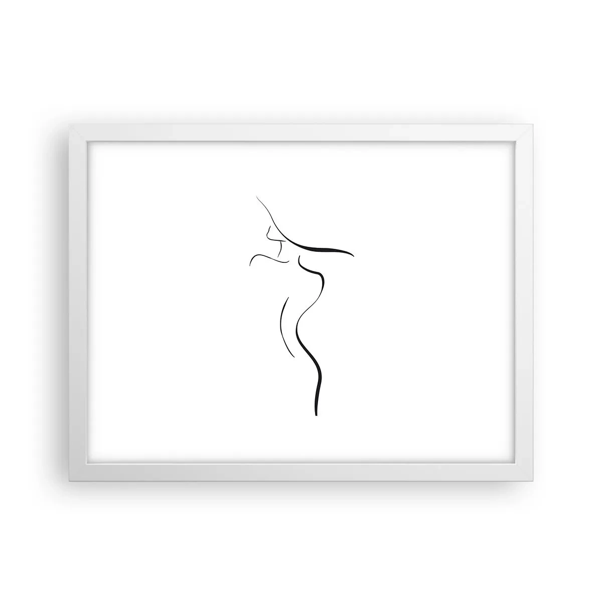 Poster in een witte lijst - Ongrijpbaar als een golf - 40x30 cm