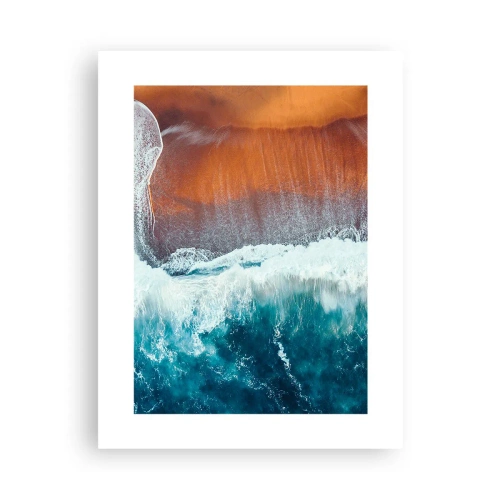 Poster - Aanraking van de oceaan - 30x40 cm