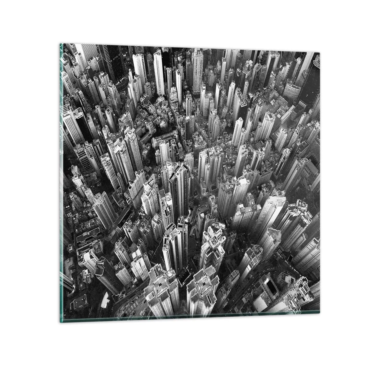 Schilderen op glas - Nog steeds hoger en hoger - 30x30 cm