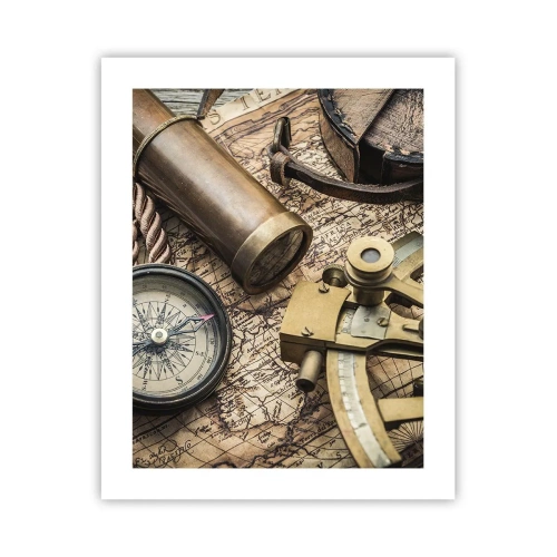 Poster - Zet koers - 40x50 cm