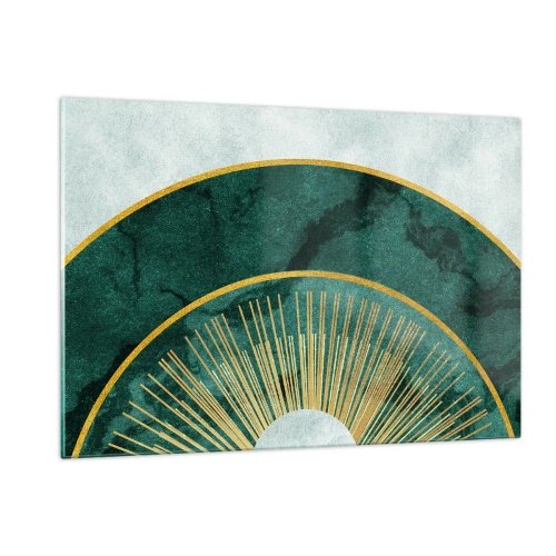 Schilderen op glas - Een ander zonnestelsel - 120x80 cm