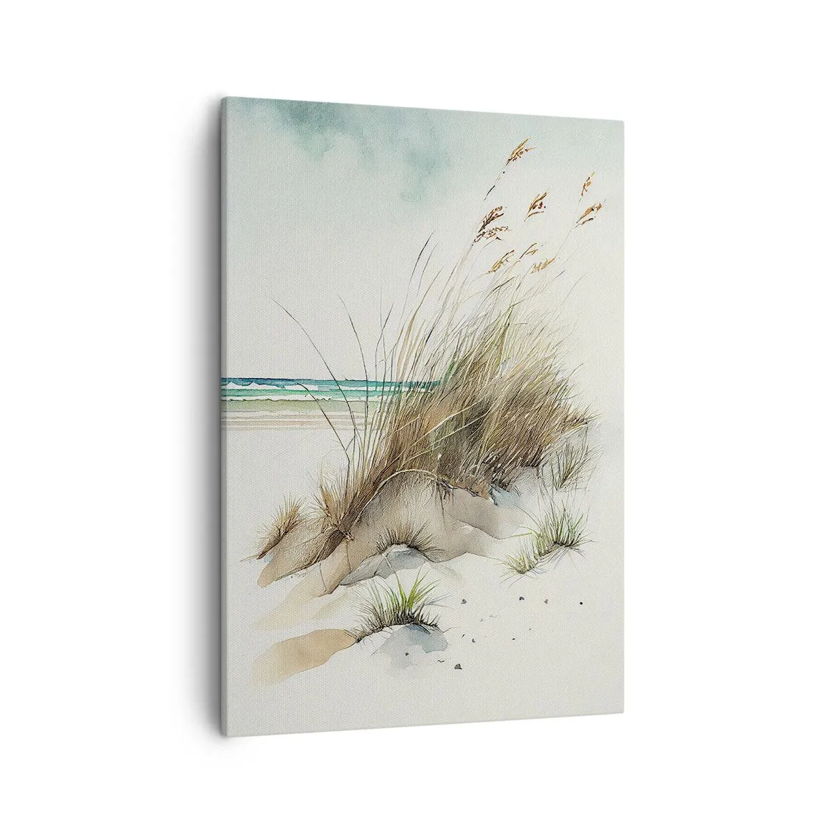 Schilderen op canvas - Bedekt met zand - 50x70 cm
