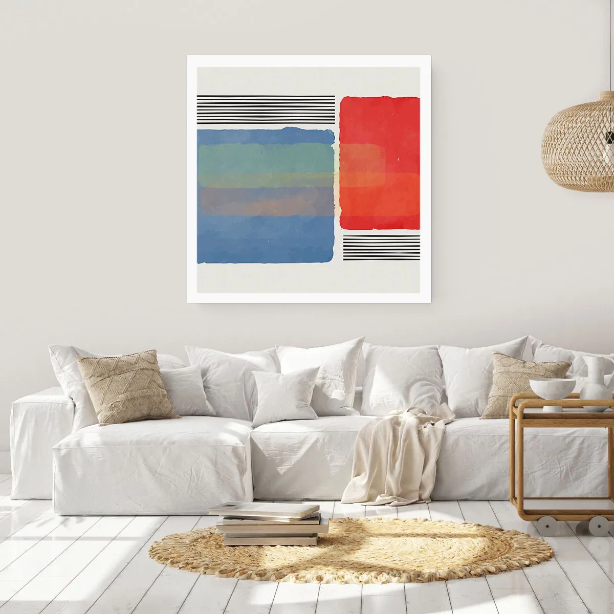 Poster - De geest en de letter van de geometrie - 40x40 cm