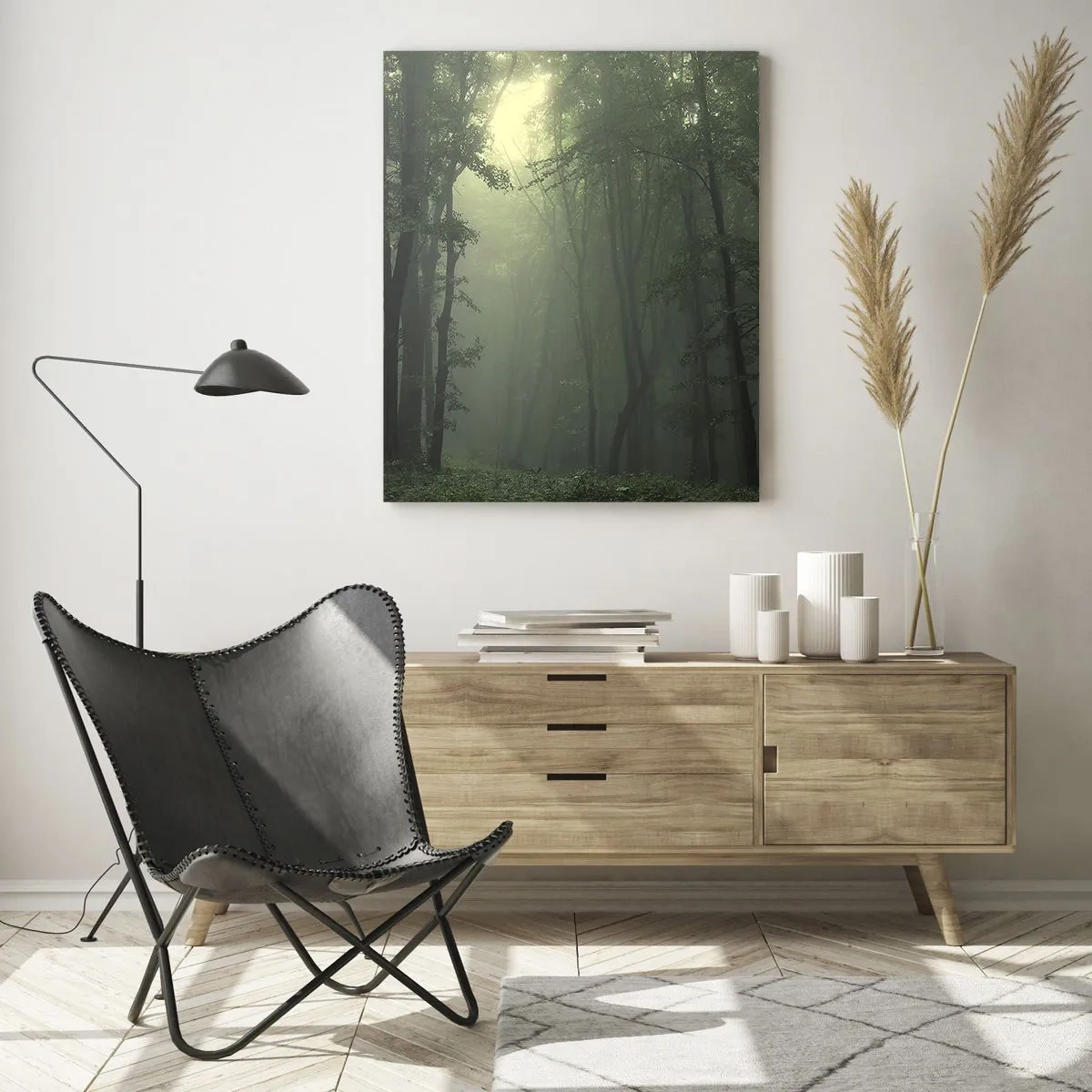 Schilderen op glas - Voordat hij wakker wordt - 50x70 cm