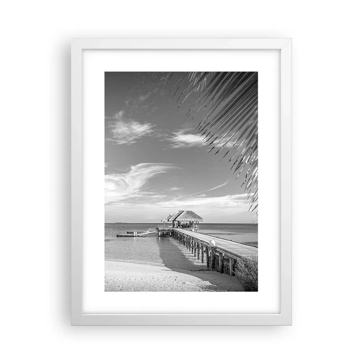 Poster in een witte lijst - Herinnering of droom? - 30x40 cm
