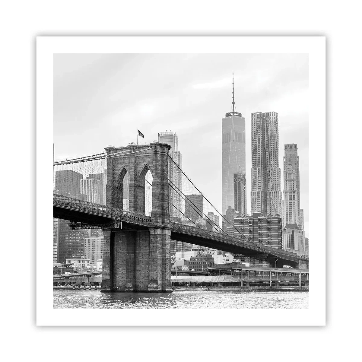 Poster - New Yorkse sfeer - 60x60 cm