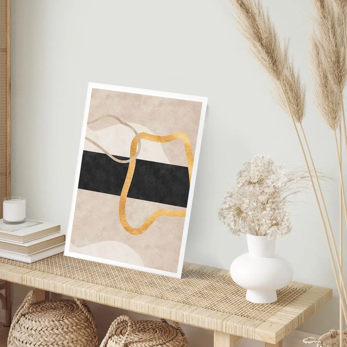 Poster - Verwarde vormen - 40x50 cm