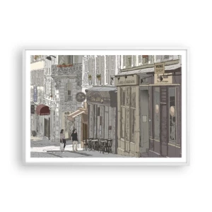 Poster in een witte lijst - Stadsvreugde - 100x70 cm
