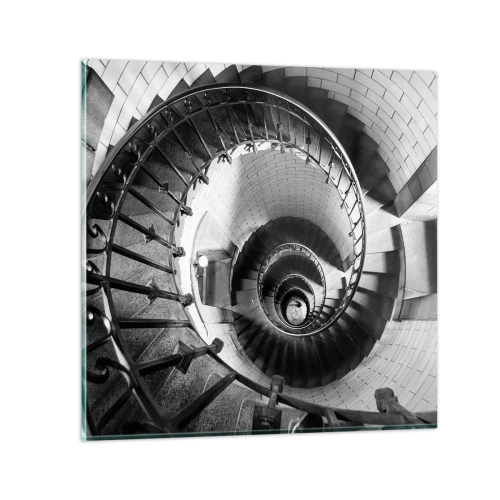 Schilderen op glas - Hoger en hoger - 40x40 cm